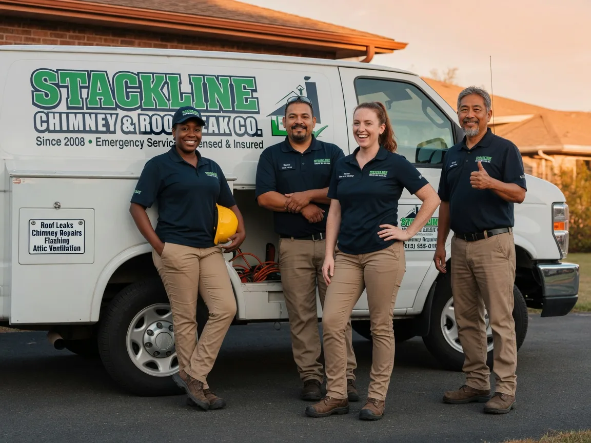Chimney flashing repair company in Vidalia, LA